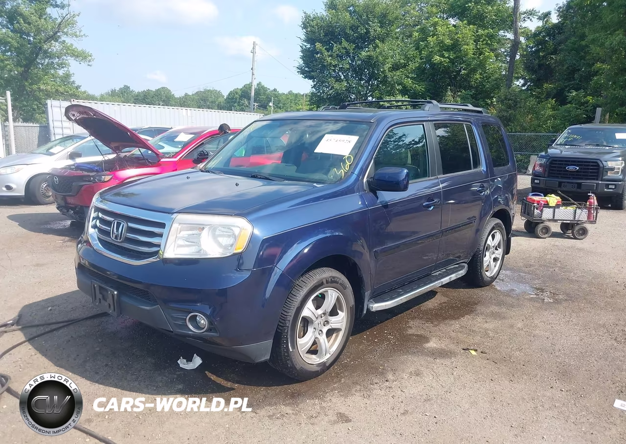 2014 Honda Pilot Ex-L VIN:5FNYF4H75EB043784 - 2