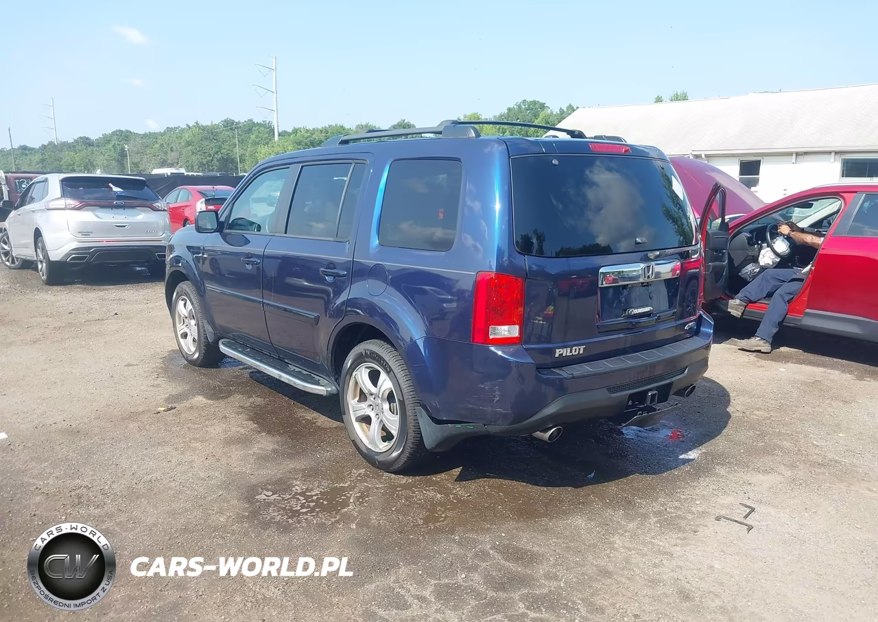2014 Honda Pilot Ex-L VIN:5FNYF4H75EB043784 - 3