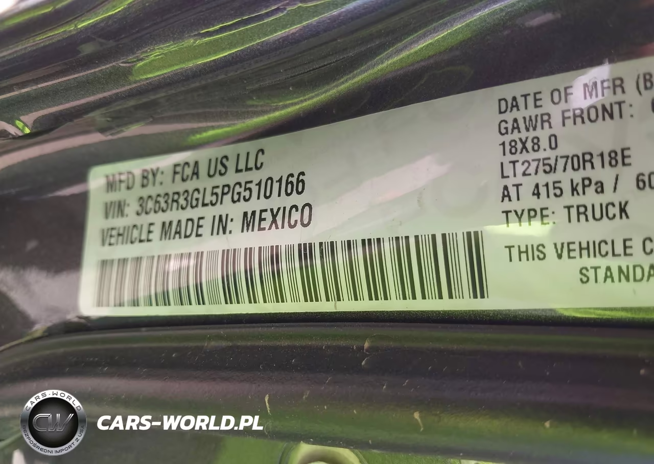 2023 Ram 3500 Tradesman 4X4 8' Box VIN:3C63R3GL5PG510166 - 9