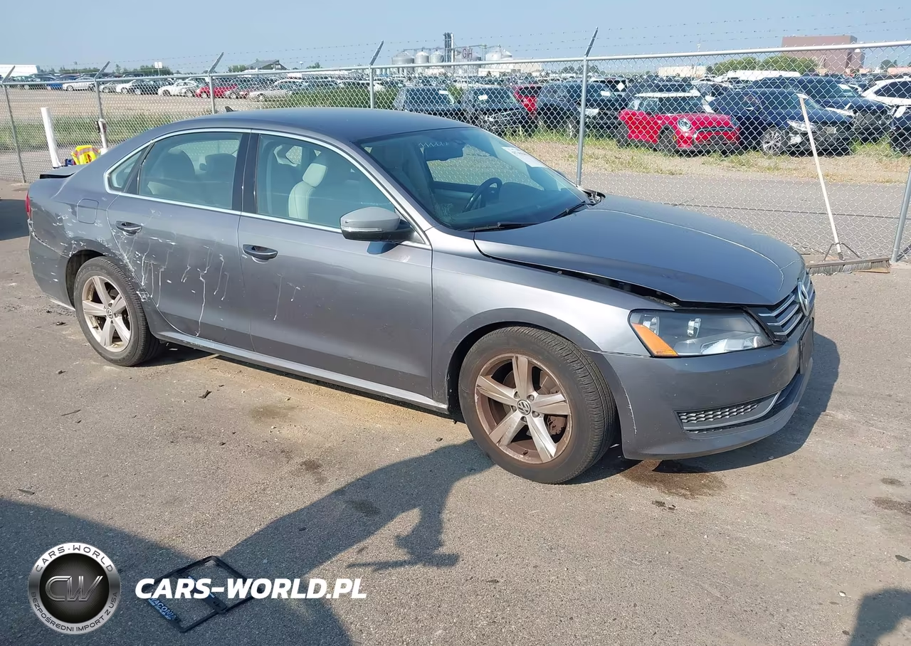 2012 Volkswagen Passat 2.5L Se VIN:1VWBH7A30CC047905 - 1