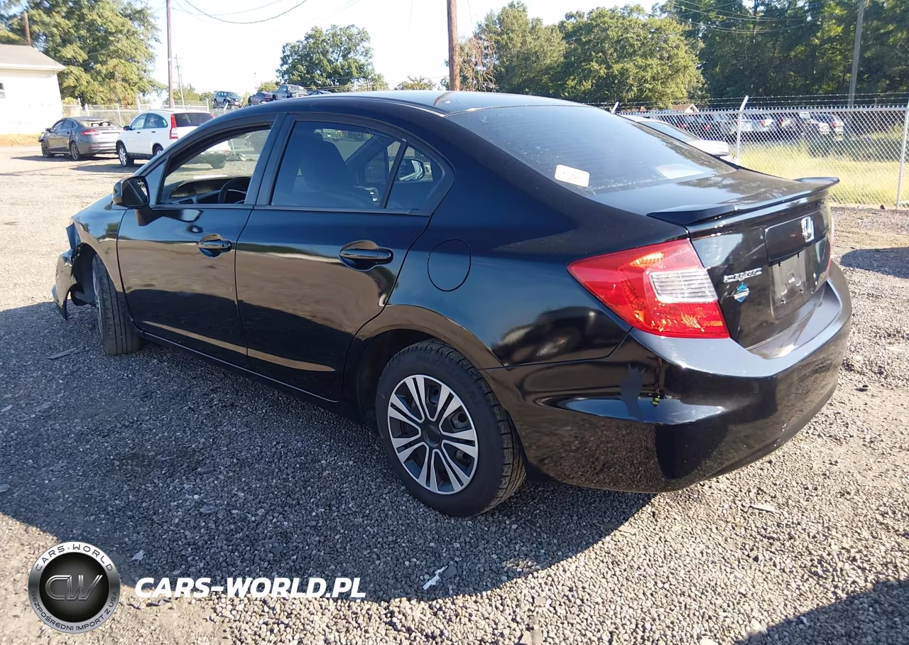 2012 Honda Civic Lx VIN:19XFB2F54CE093653 - 3