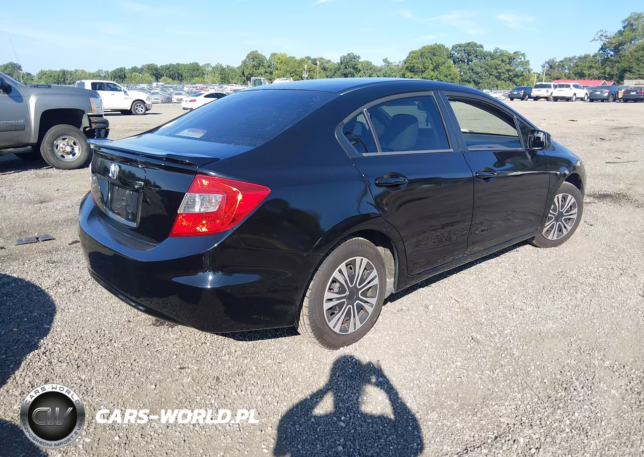 2012 Honda Civic Lx VIN:19XFB2F54CE093653 - 4