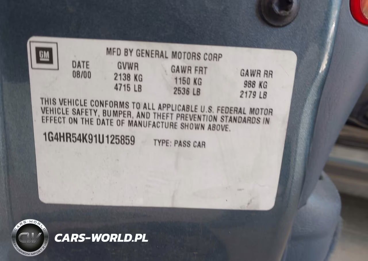 2001 Buick Lesabre Limited VIN:1G4HR54K91U125859 - 9