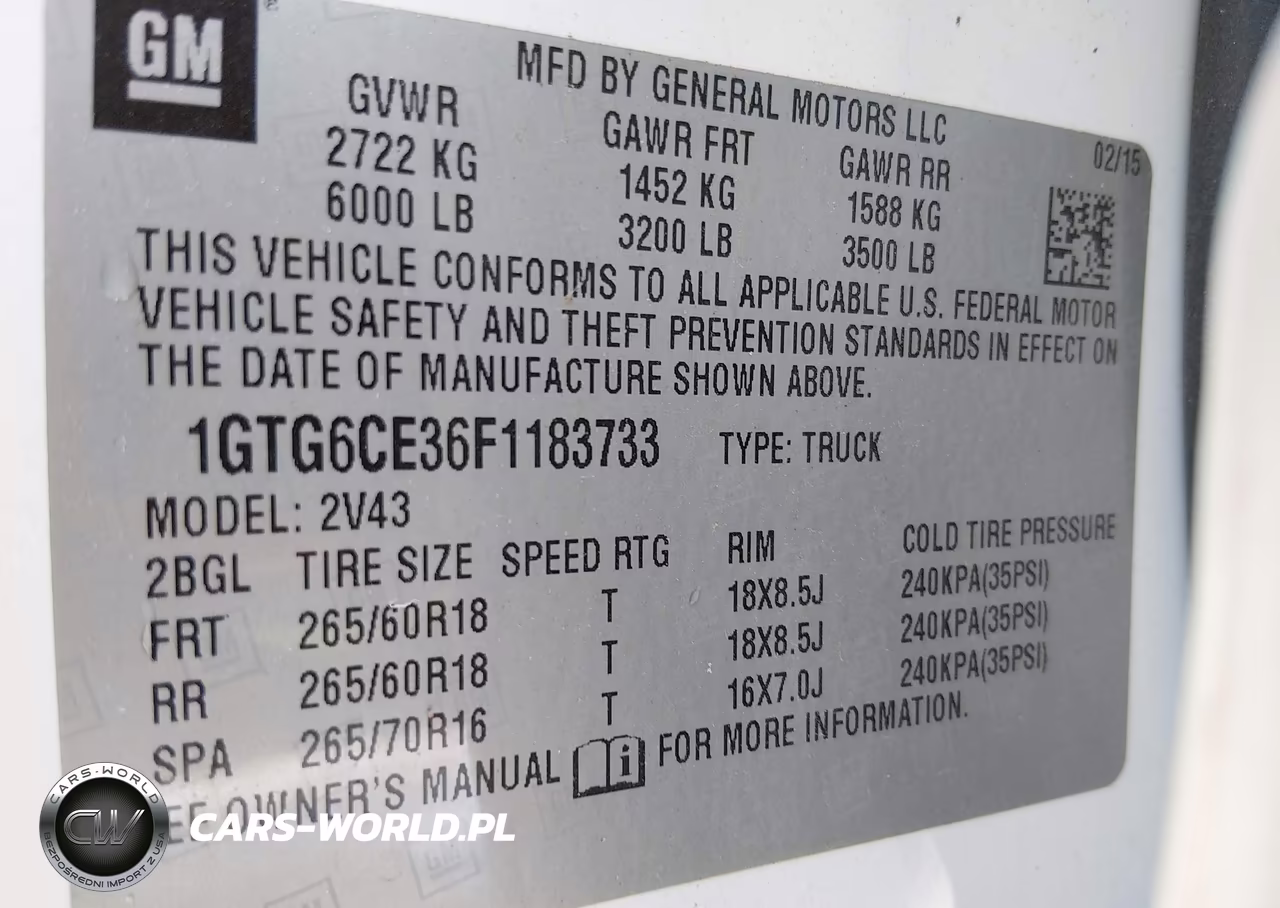 2015 GMC Canyon 4Wd Slt VIN:1GTG6CE36F1183733 - 9