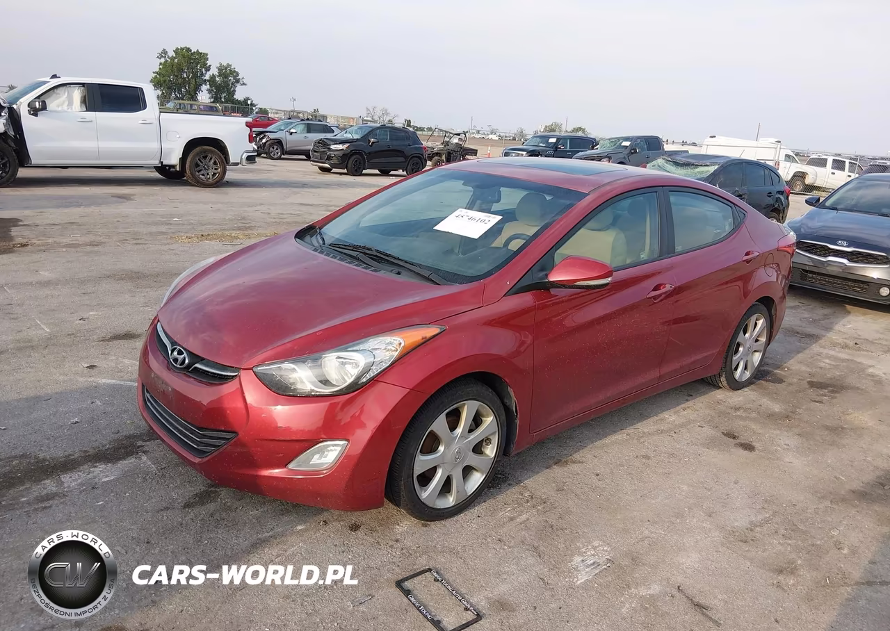 2012 Hyundai Elantra Limited (Ulsan Plant) VIN:KMHDH4AE6CU307855 - 2