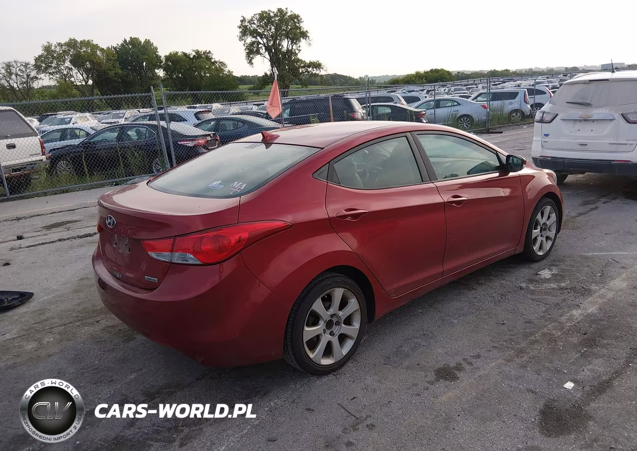 2012 Hyundai Elantra Limited (Ulsan Plant) VIN:KMHDH4AE6CU307855 - 4