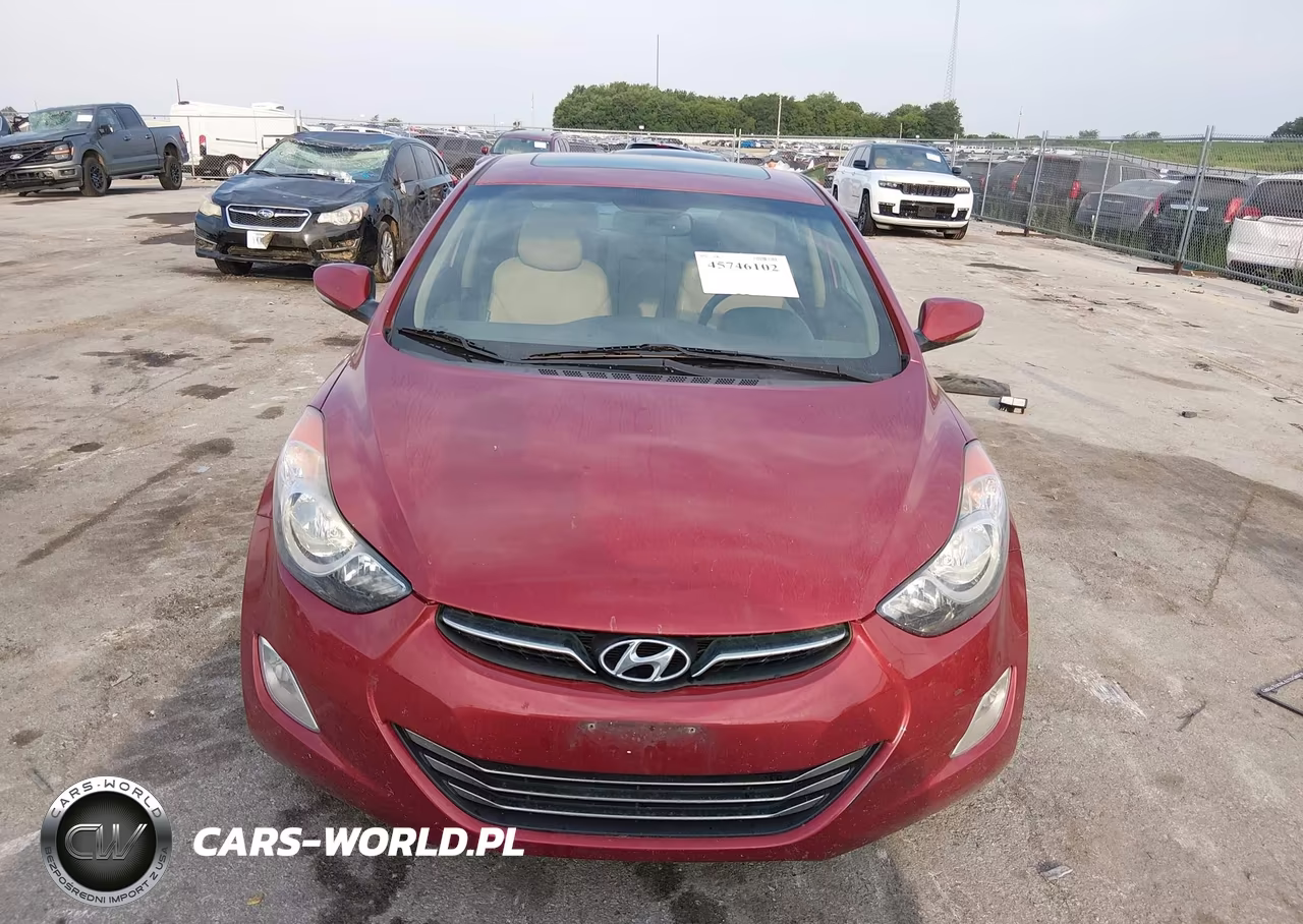 2012 Hyundai Elantra Limited (Ulsan Plant) VIN:KMHDH4AE6CU307855 - 6
