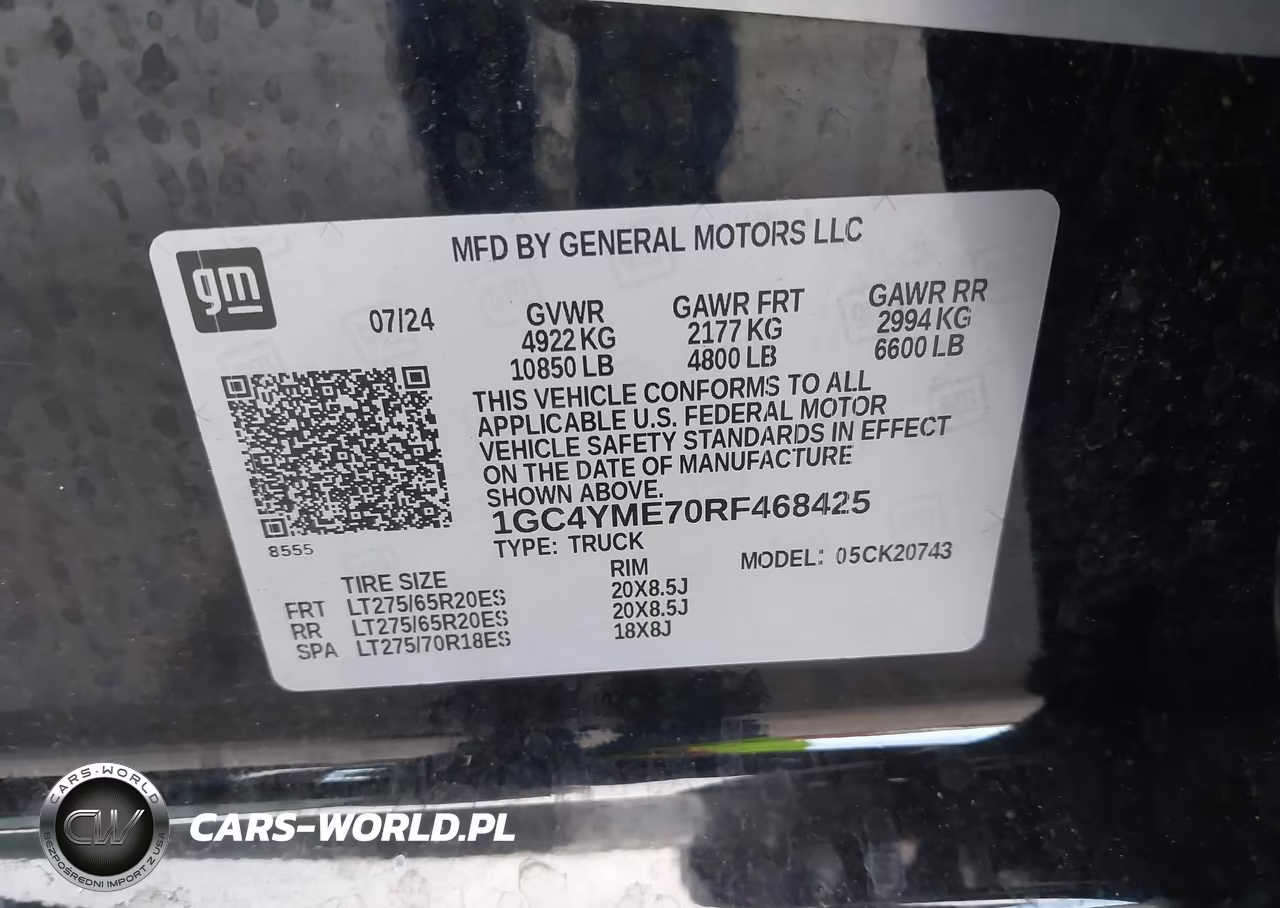 2024 Chevrolet Silverado 2500Hd 4Wd Standard Bed Custom VIN:1GC4YME70RF468425 - 8