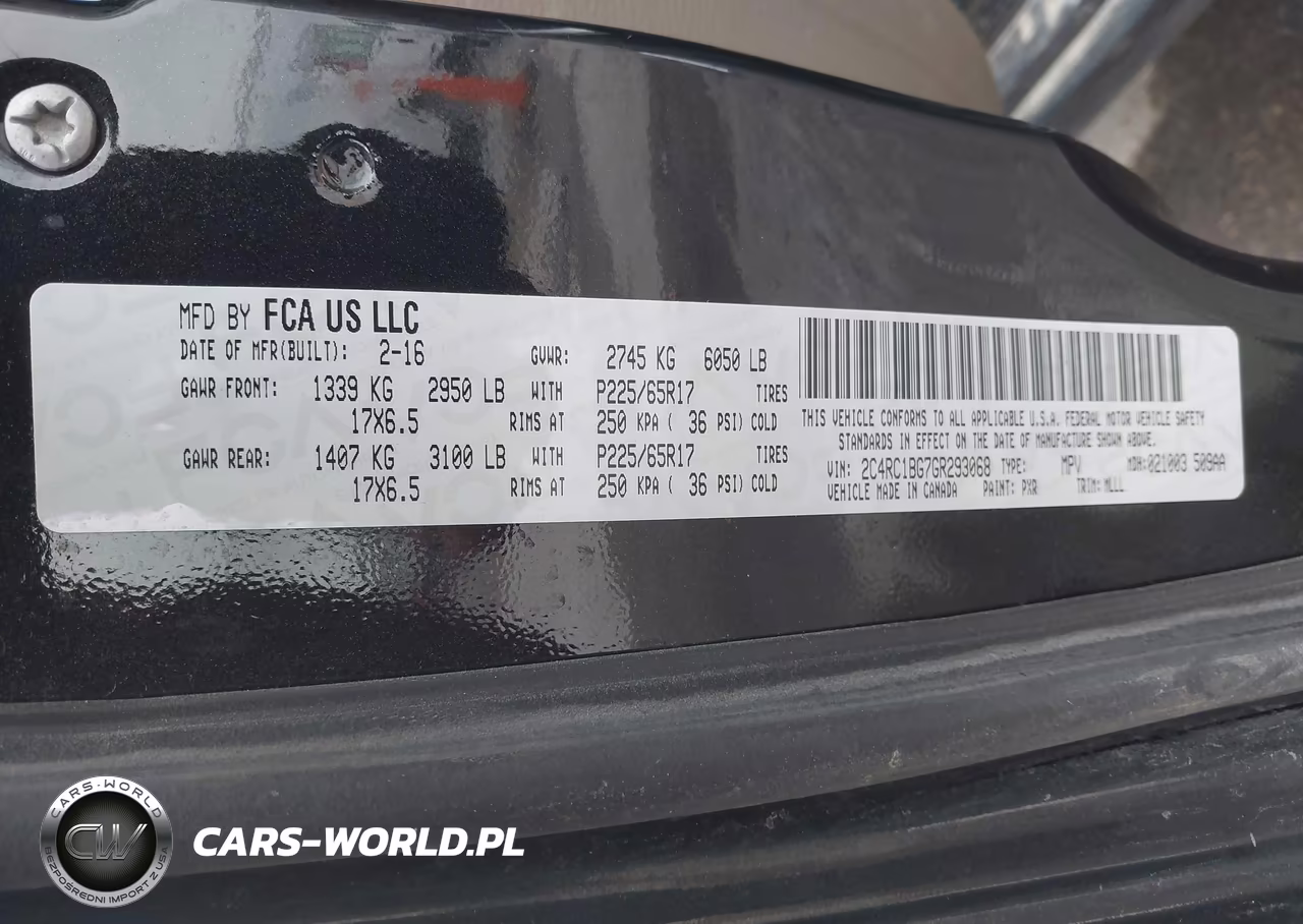 2016 Chrysler Town & Country Touring VIN:2C4RC1BG7GR293068 - 9