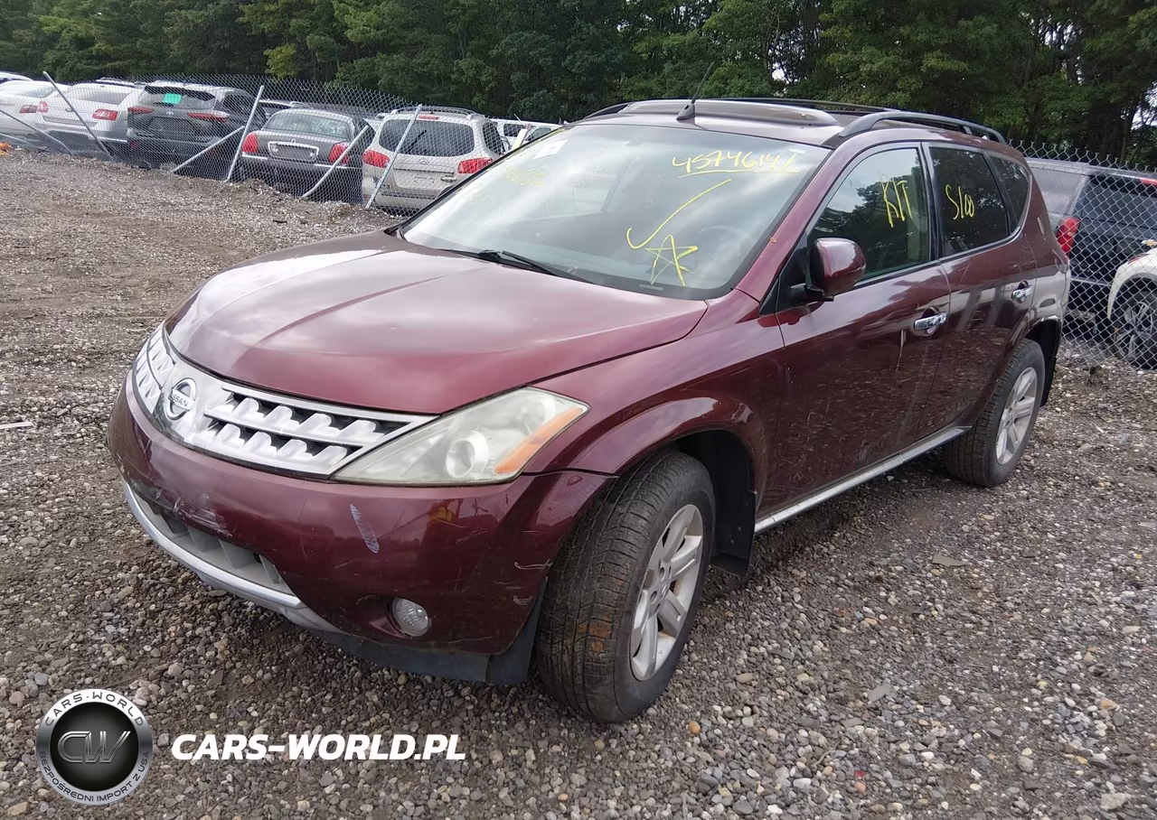 2006 Nissan Murano Sl VIN:JN8AZ08W56W538562 - 2
