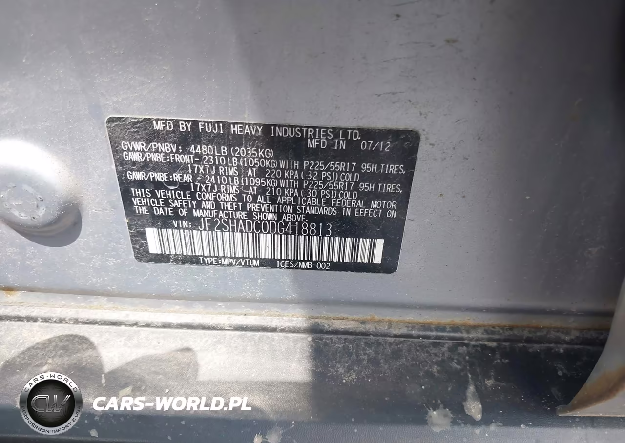 2013 Subaru Forester 2.5X Premium VIN:JF2SHADC0DG418813 - 9