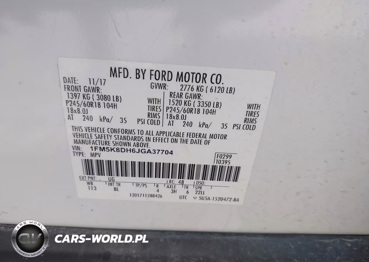 2018 Ford Explorer Xlt VIN:1FM5K8DH6JGA37704 - 9