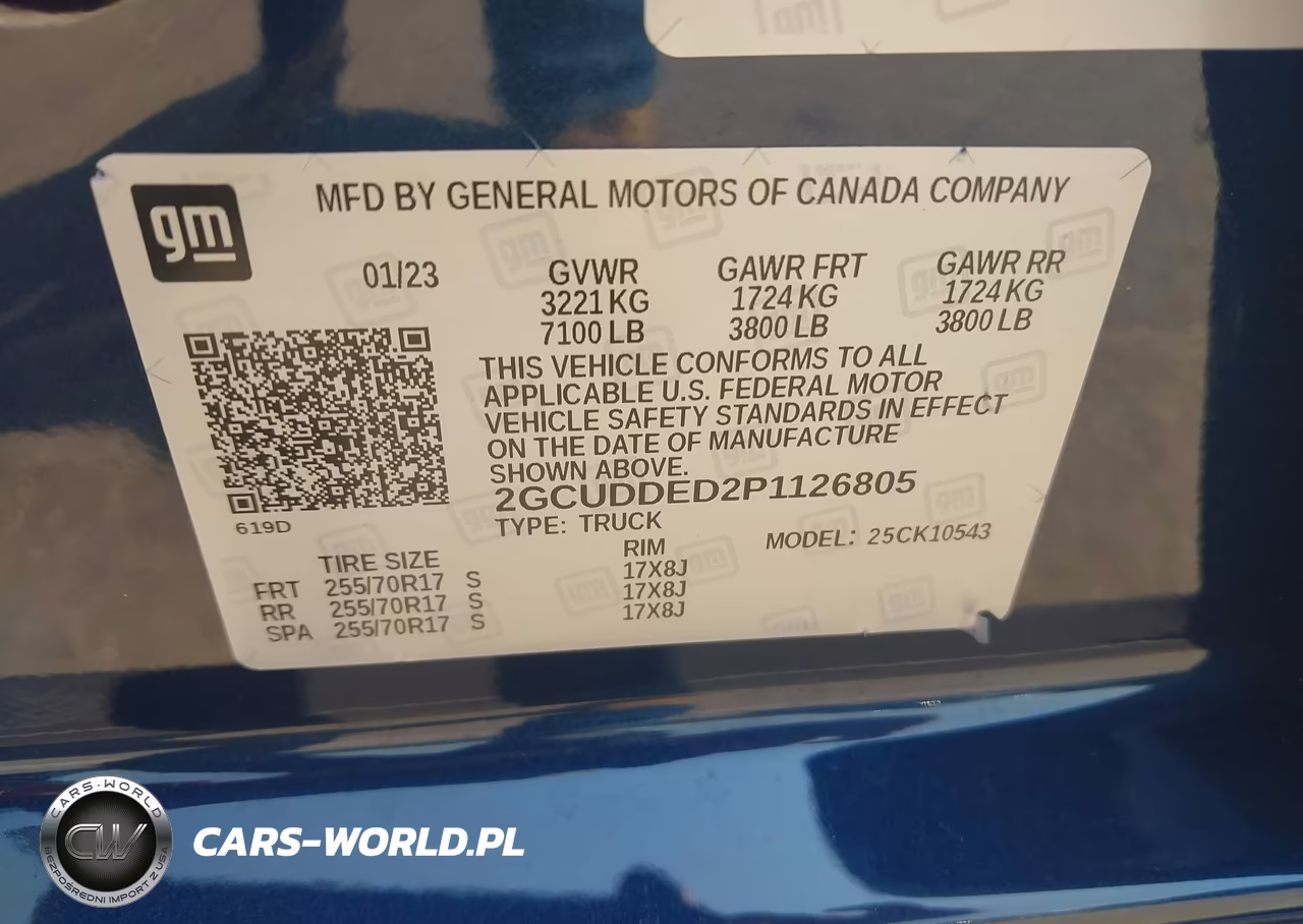 2023 Chevrolet Silverado 1500 4Wd Standard Bed Lt VIN:2GCUDDED2P1126805 - 9