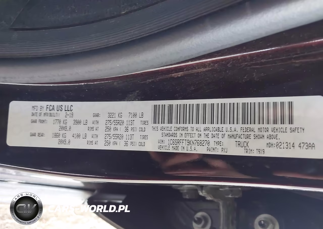 2019 Ram 1500 Big Horn-Lone Star 4X4 5'7 Box VIN:1C6SRFFT9KN768270 - 9