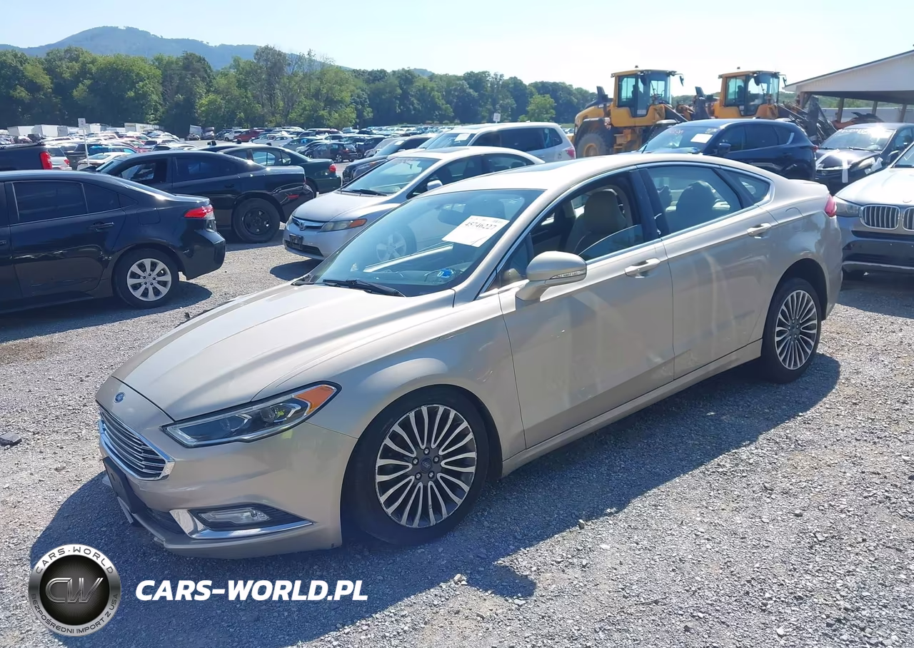 2018 Ford Fusion Titanium VIN:3FA6P0D95JR151227 - 2
