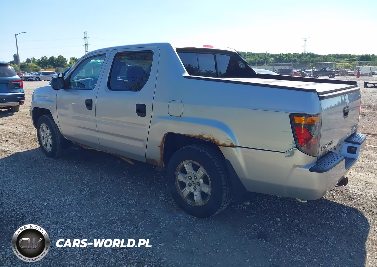 2007 Honda Ridgeline Rt VIN:2HJYK16287H513557 - 3