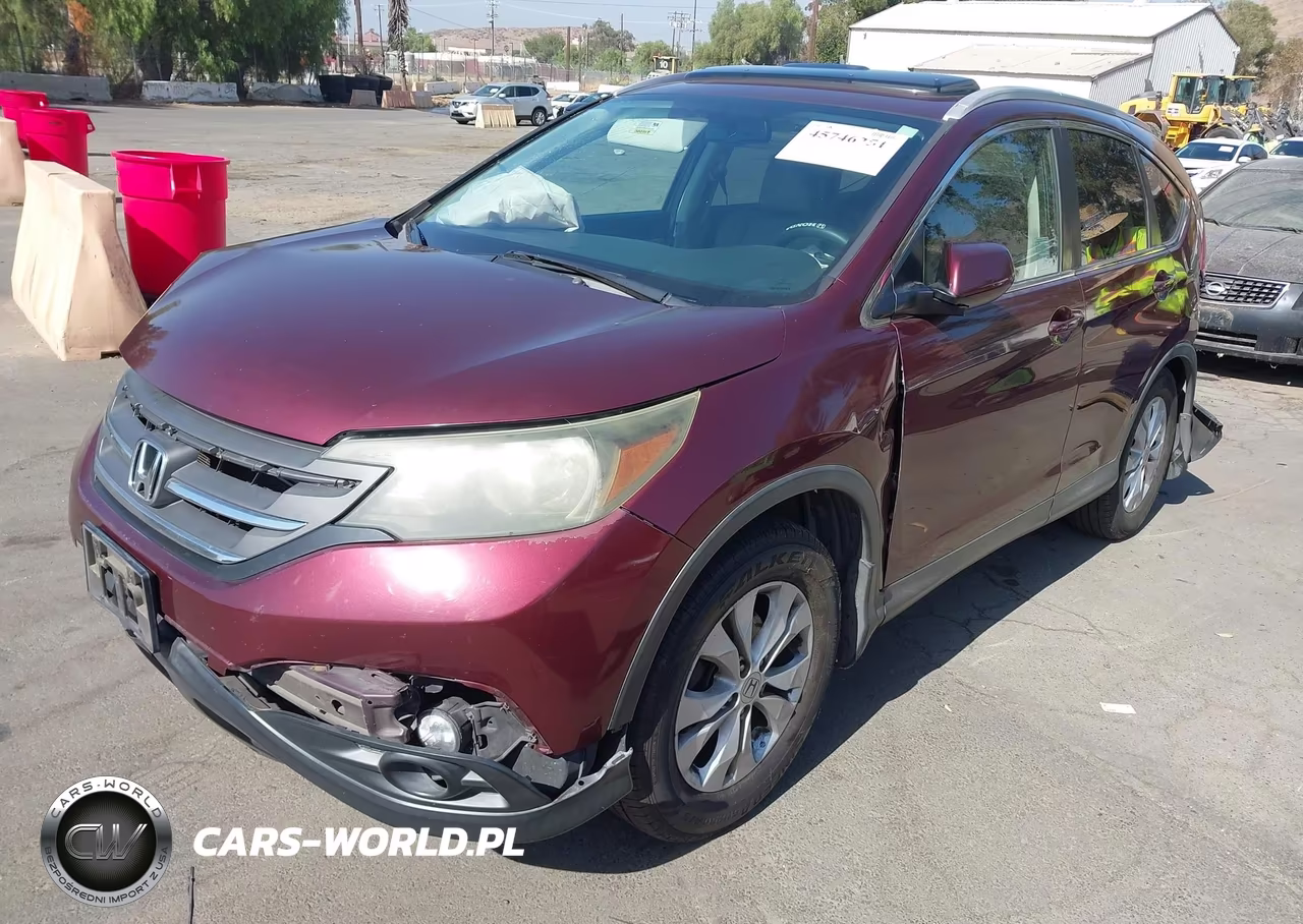 2013 Honda Cr-V Ex-L VIN:5J6RM3H71DL021081 - 2