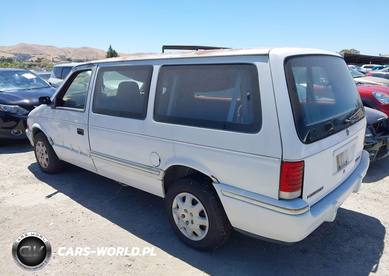 1992 Plymouth Grand Voyager Se VIN:1P4GH4439NX234473 - 3
