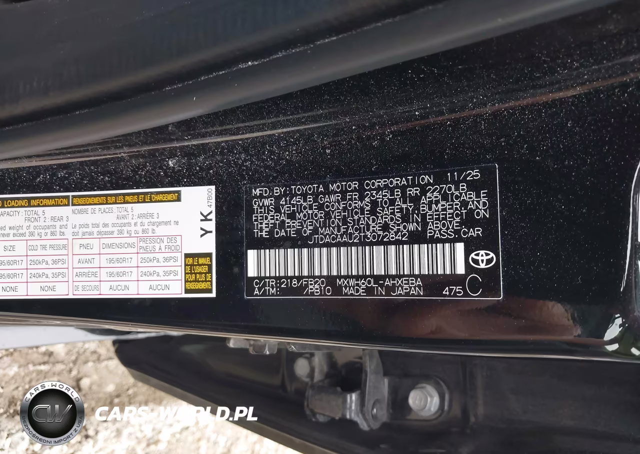 2026 Toyota Prius Le VIN:JTDACAAU2T3072842 - 9