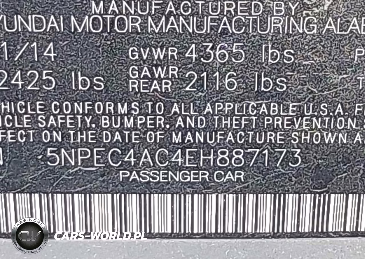 2014 Hyundai Sonata Se VIN:5NPEC4AC4EH887173 - 9