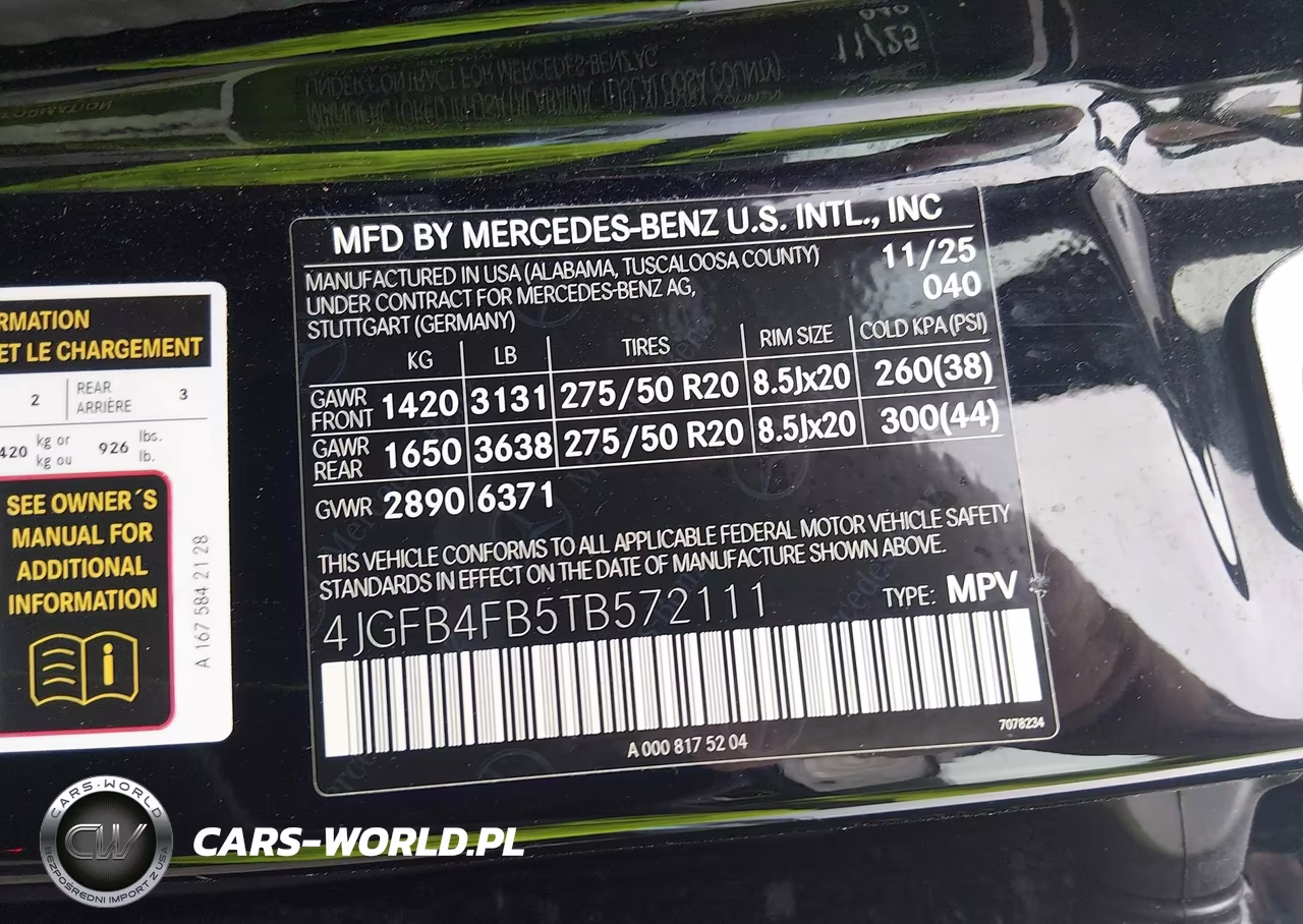2026 Mercedes-Benz Gle 350 VIN:4JGFB4FB5TB572111 - 9