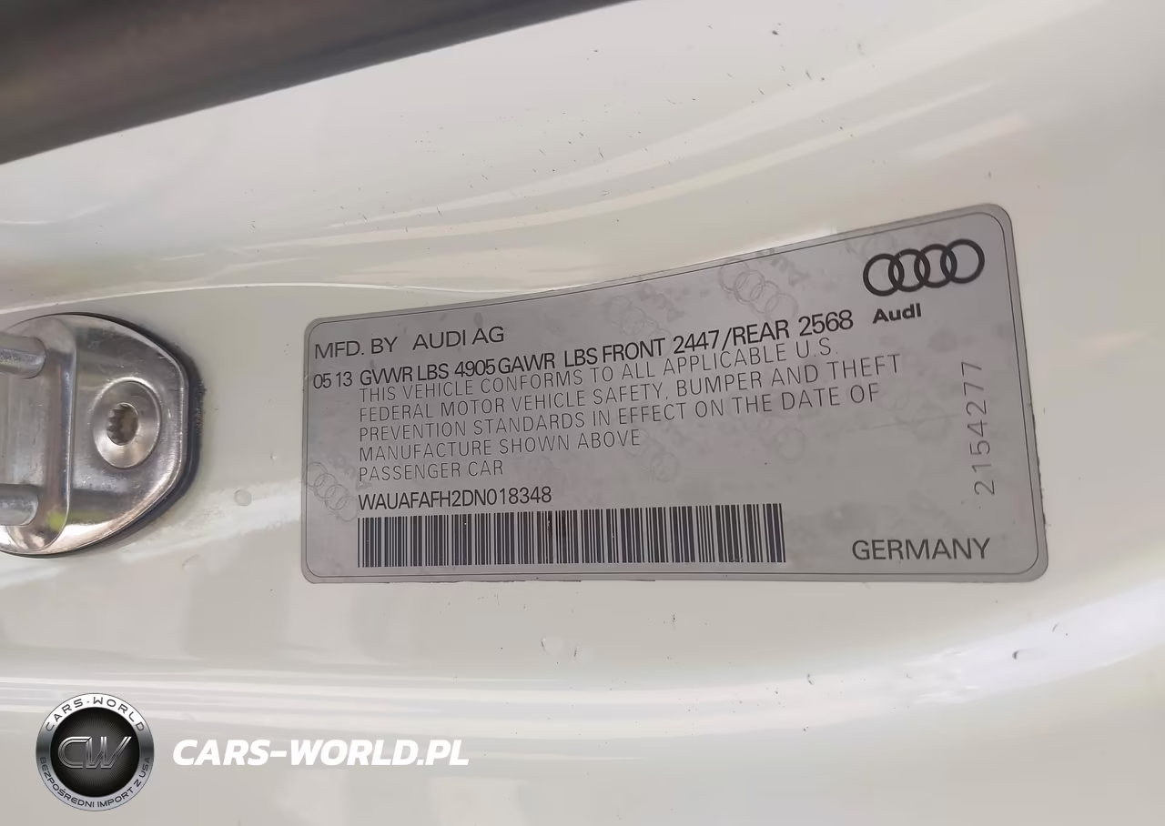 2013 Audi A5 2.0T Premium VIN:WAUAFAFH2DN018348 - 9