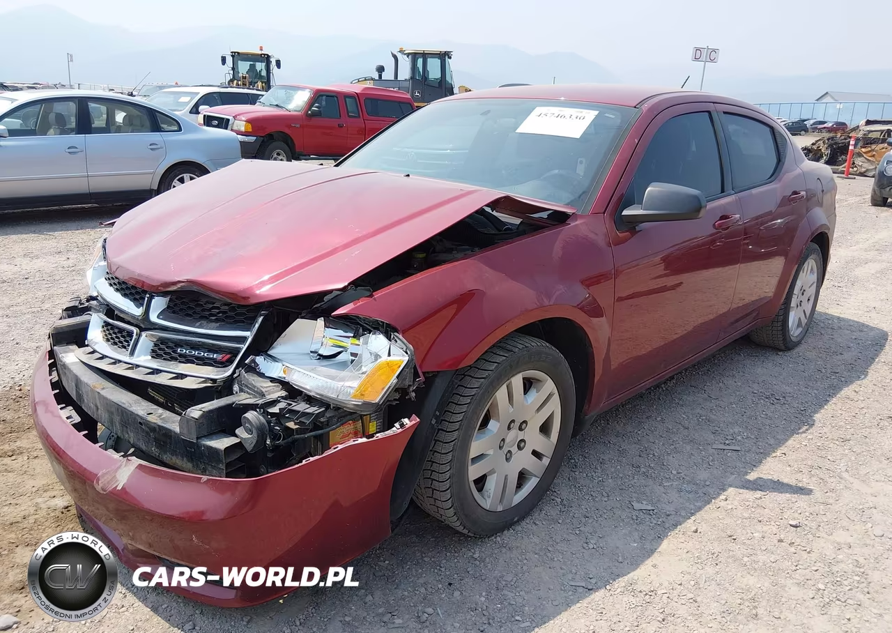 2014 Dodge Avenger Se VIN:1C3CDZAG2EN217758 - 2