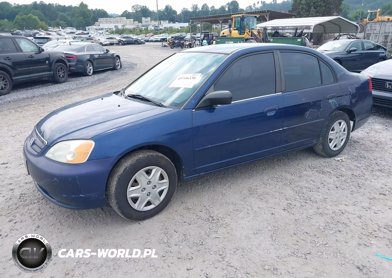 2003 Honda Civic Lx VIN:1HGES15583L015392 - 2