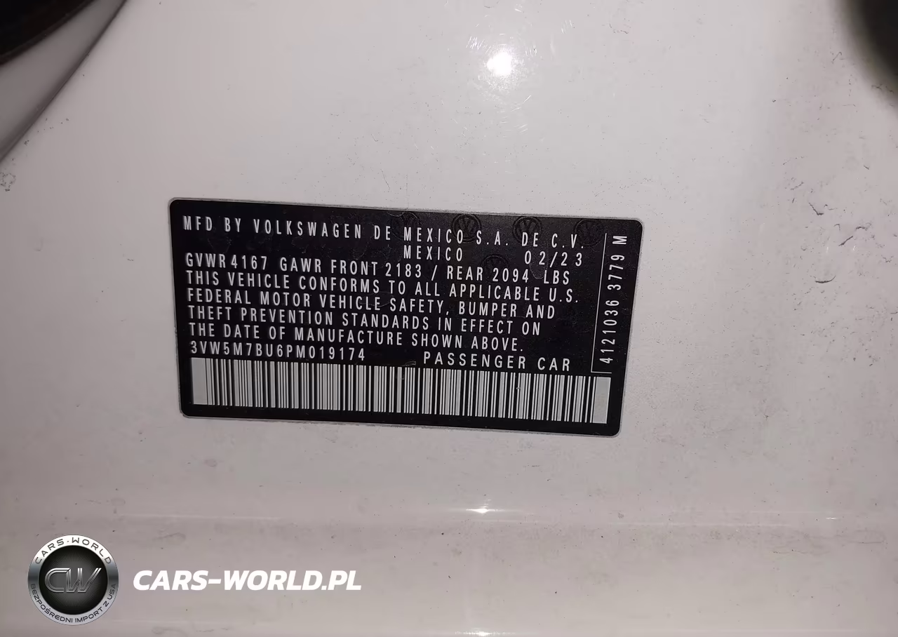 2023 Volkswagen Jetta 1.5T S VIN:3VW5M7BU6PM019174 - 9