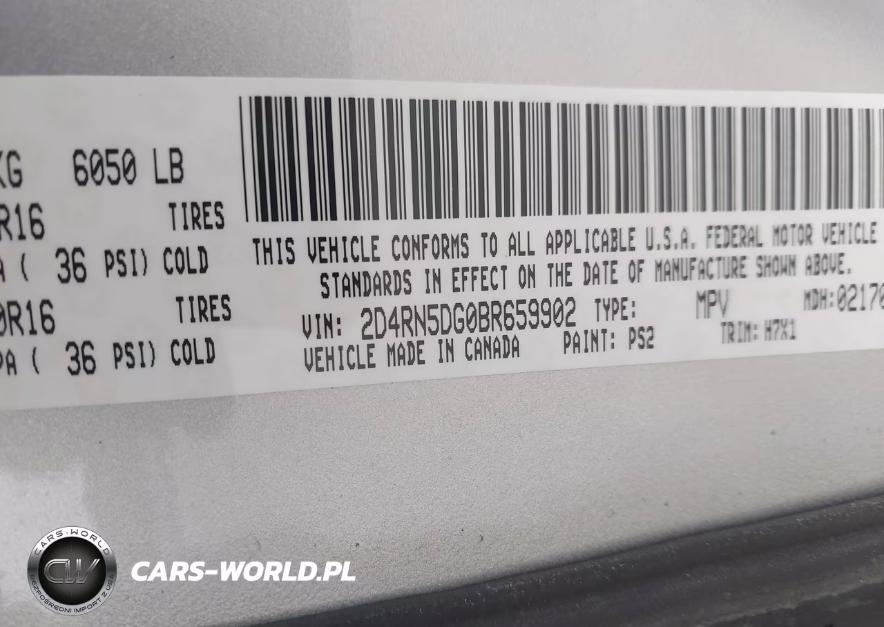 2011 Dodge Grand Caravan Crew VIN:2D4RN5DG0BR659902 - 9
