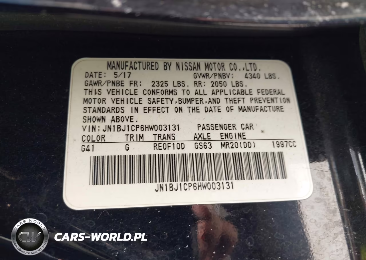 2017 Nissan Rogue Sport S VIN:JN1BJ1CP6HW003131 - 9