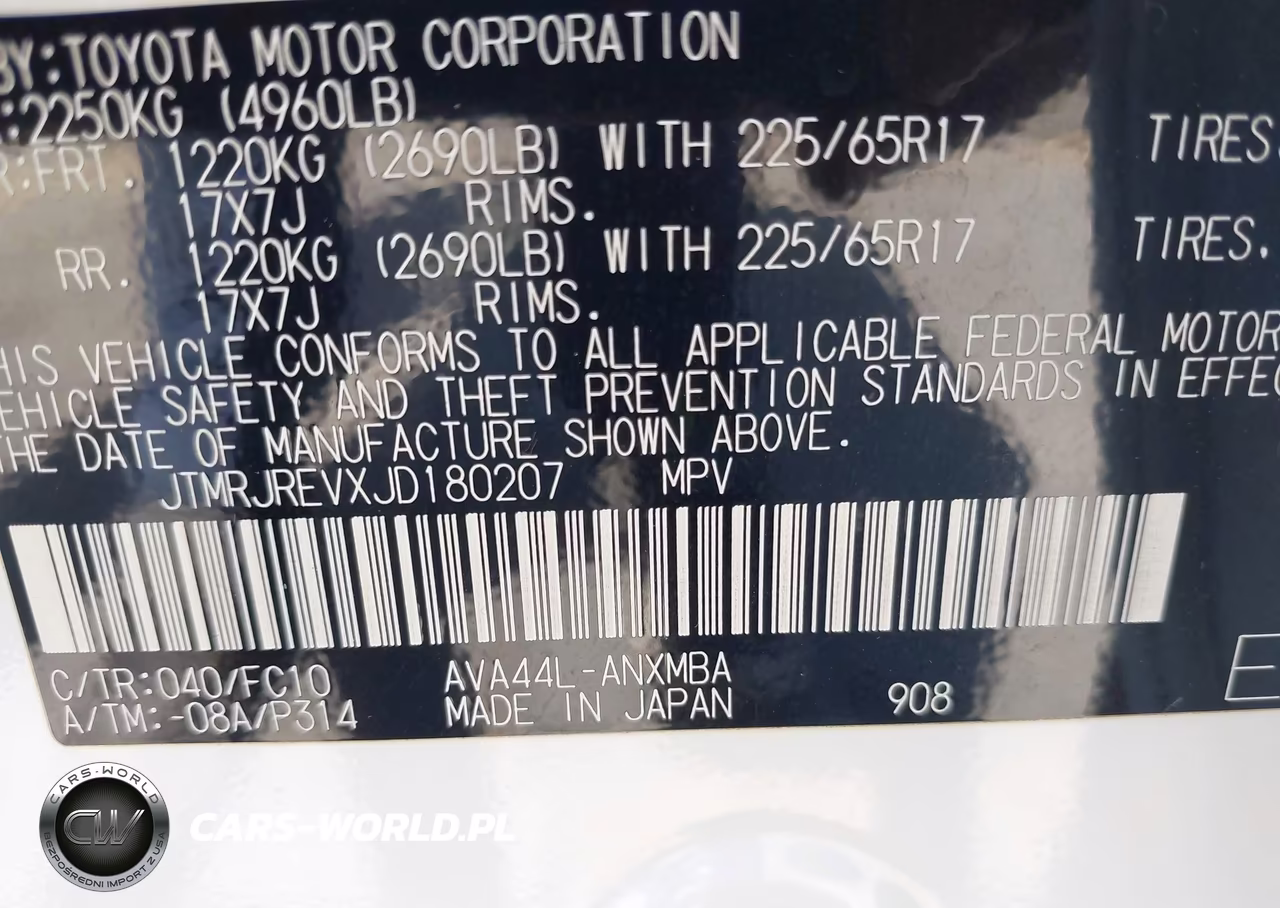 2018 Toyota Rav4 Hybrid Xle VIN:JTMRJREVXJD180207 - 9