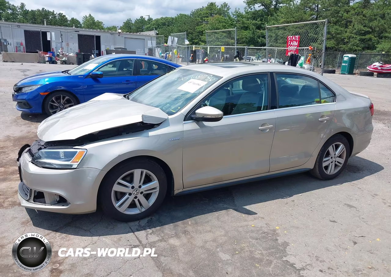 2013 Volkswagen Jetta Hybrid Sel VIN:3VW637AJ6DM280962 - 14