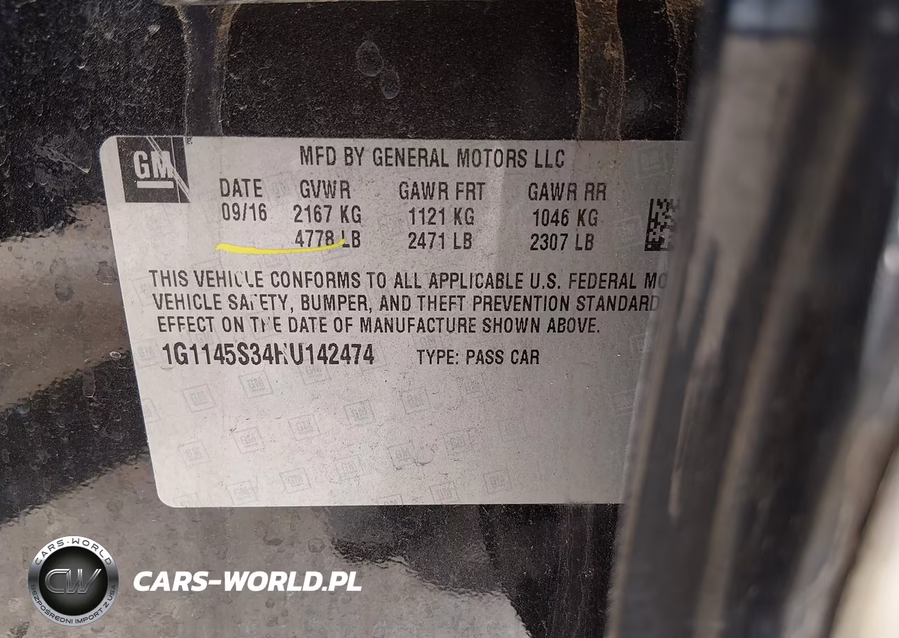 2017 Chevrolet Impala 2Lz VIN:1G1145S34HU142474 - 9