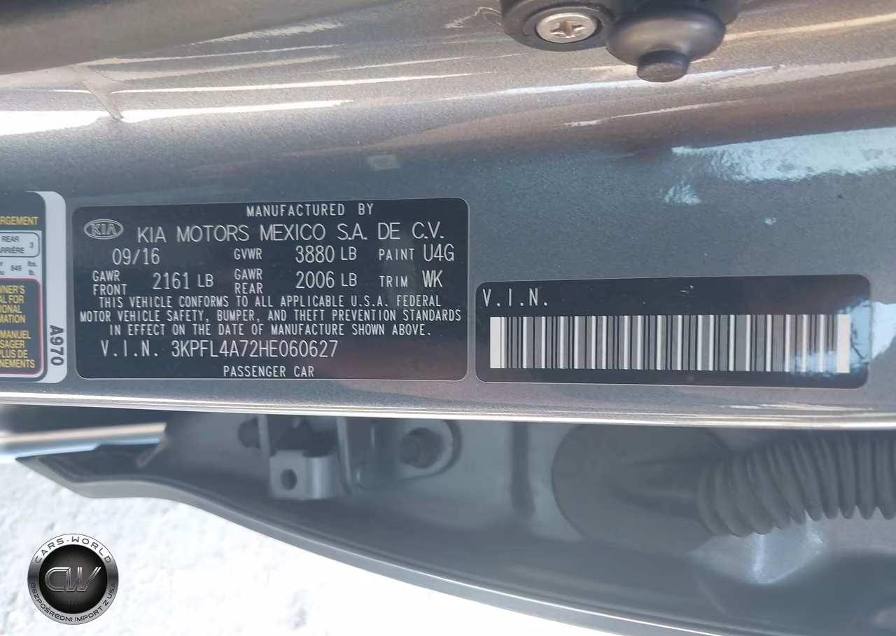 2017 Kia Forte S VIN:3KPFL4A72HE060627 - 9