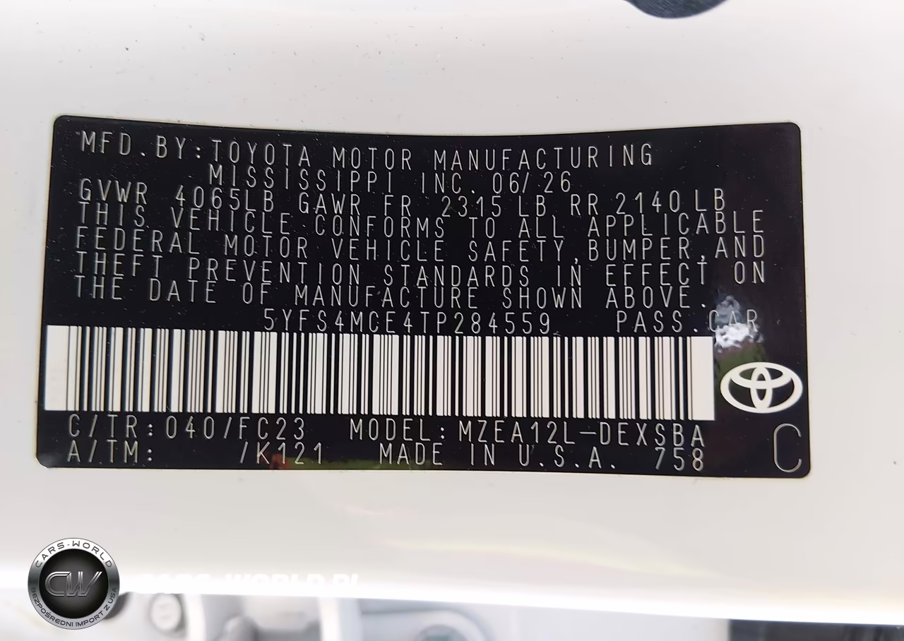 2026 Toyota Corolla Se VIN:5YFS4MCE4TP284559 - 9
