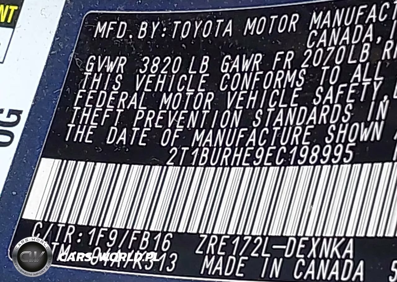 2014 Toyota Corolla Le VIN:2T1BURHE9EC198995 - 9