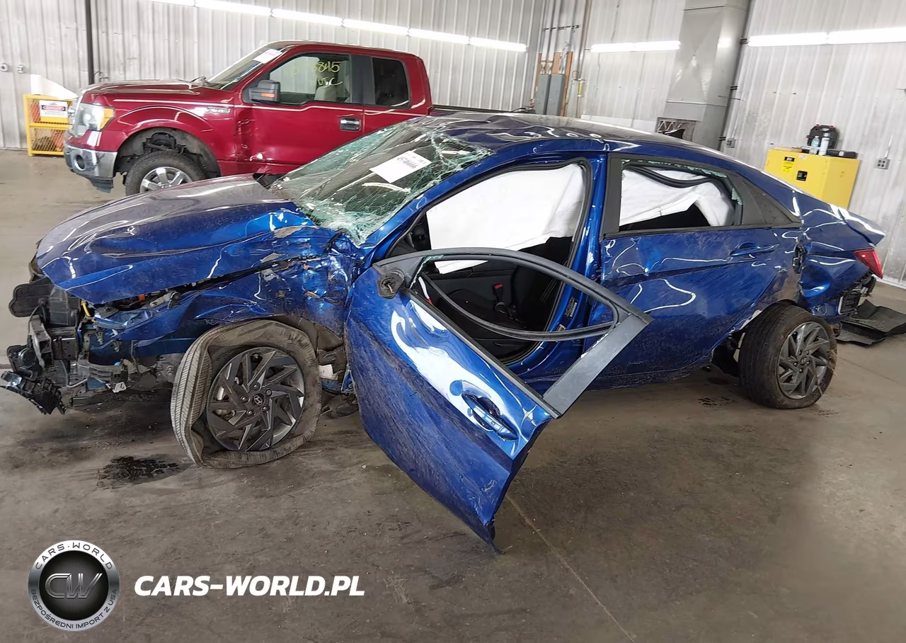 2024 Hyundai Elantra Hybrid Blue VIN:KMHLM4DJ6RU103615 - 14
