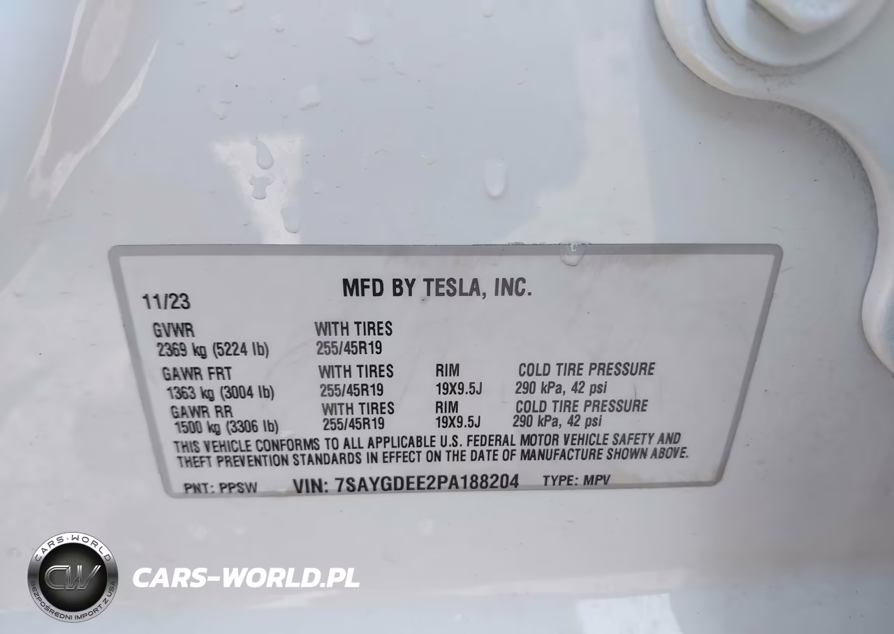 2023 Tesla Model Y Awd-Long Range Dual Motor All-Wheel Drive VIN:7SAYGDEE2PA188204 - 9