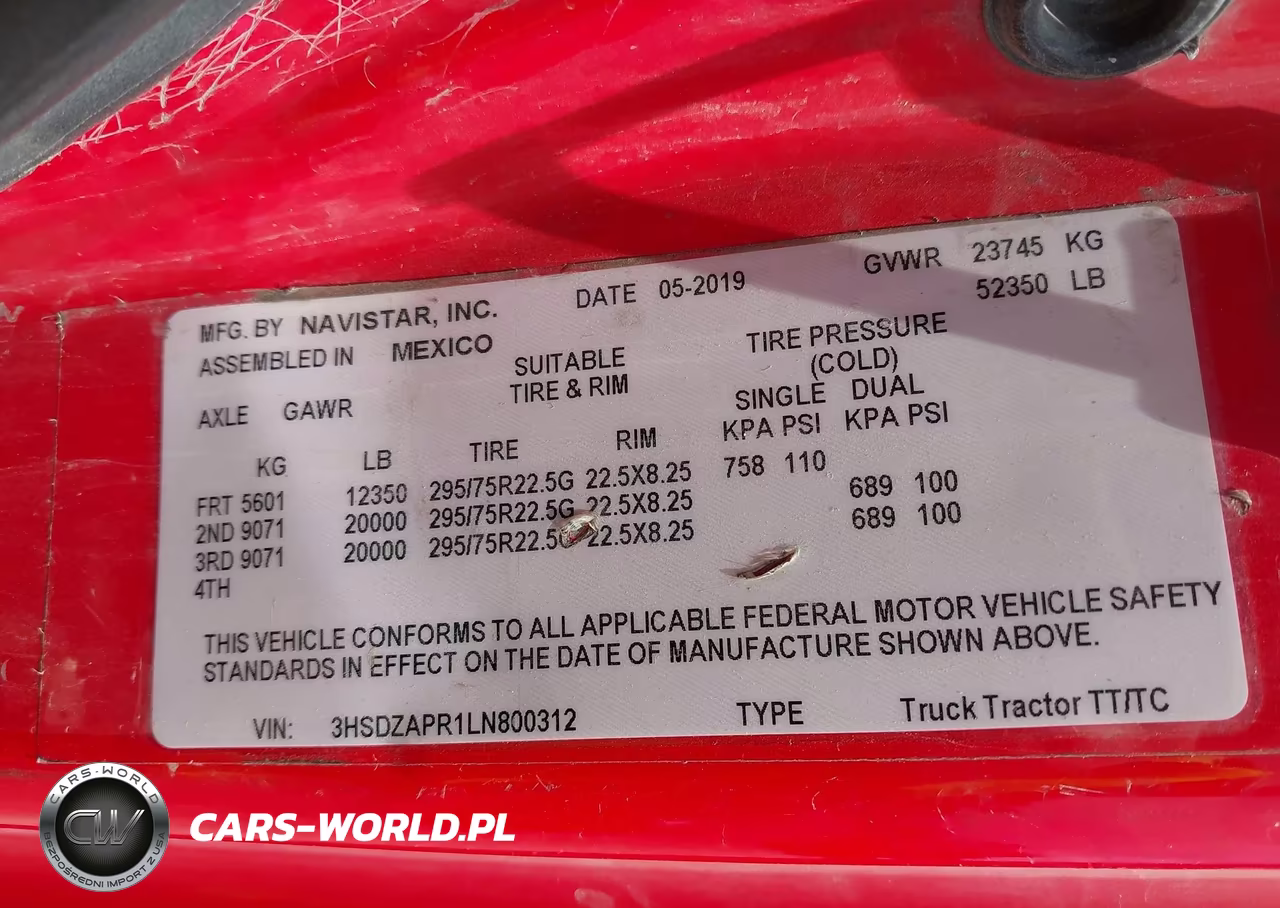 2020 International Lt VIN:3HSDZAPR1LN800312 - 8