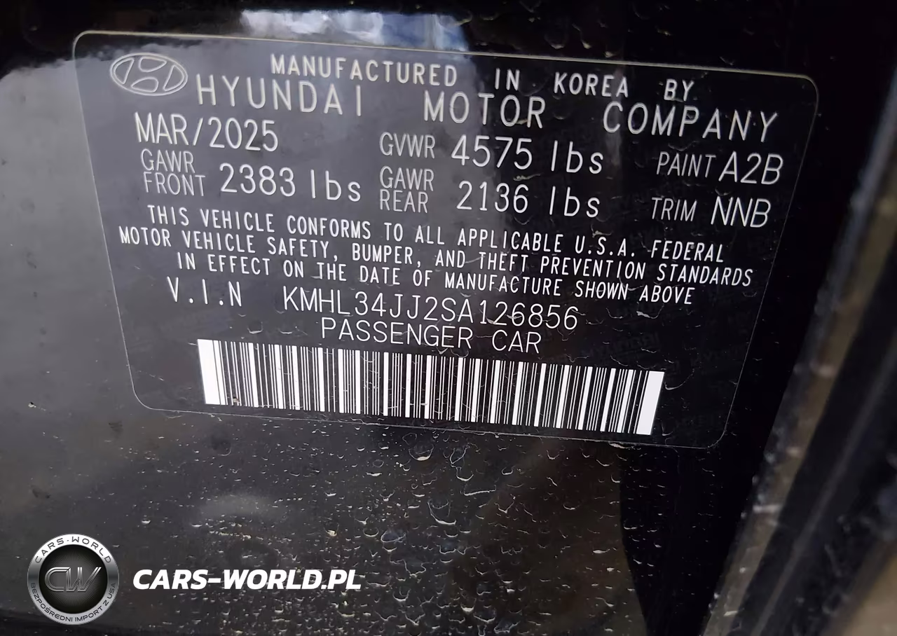 2025 Hyundai Sonata Hybrid Sel VIN:KMHL34JJ2SA126856 - 9