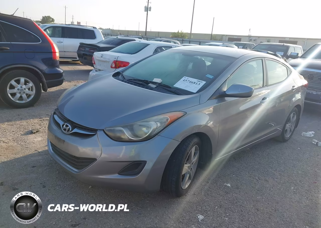 2013 Hyundai Elantra Gls VIN:KMHDH4AE9DU955319 - 2