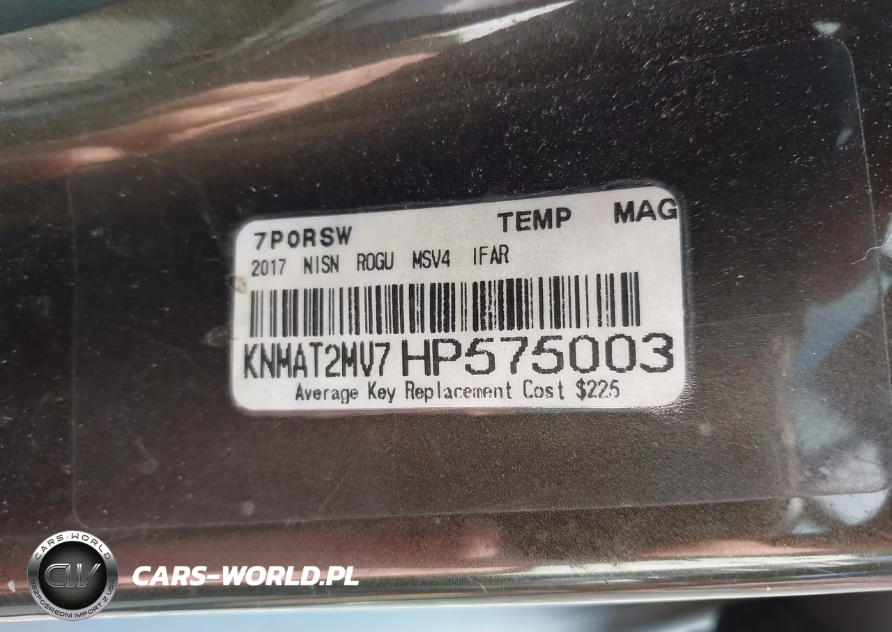 2017 Nissan Rogue Sv VIN:KNMAT2MV7HP575003 - 9