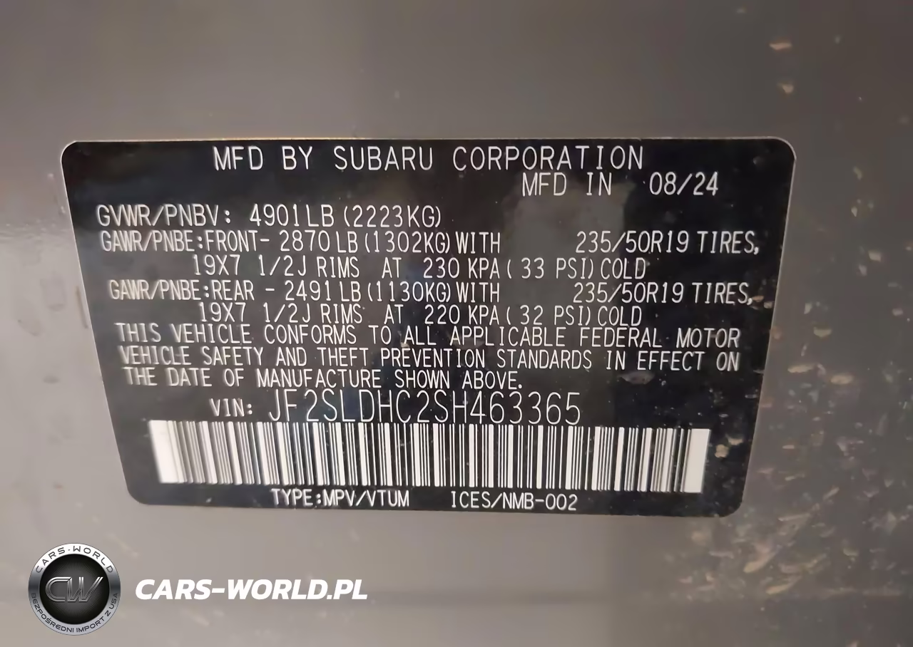 2025 Subaru Forester Sport VIN:JF2SLDHC2SH463365 - 9