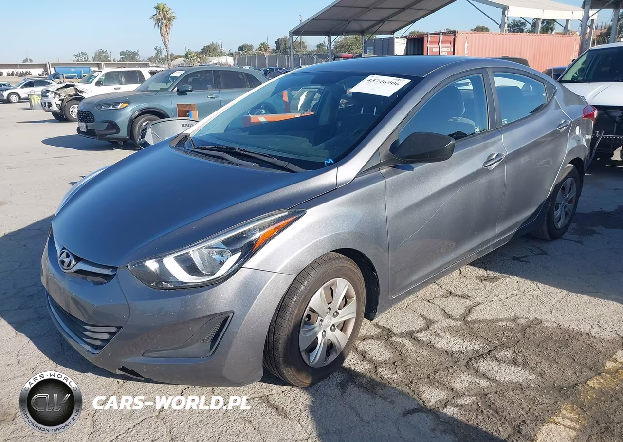2016 Hyundai Elantra Se VIN:KMHDH4AE1GU643418 - 2