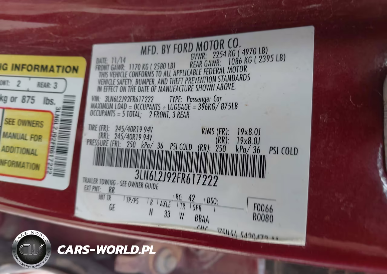 2015 Lincoln Mkz VIN:3LN6L2J92FR617222 - 9