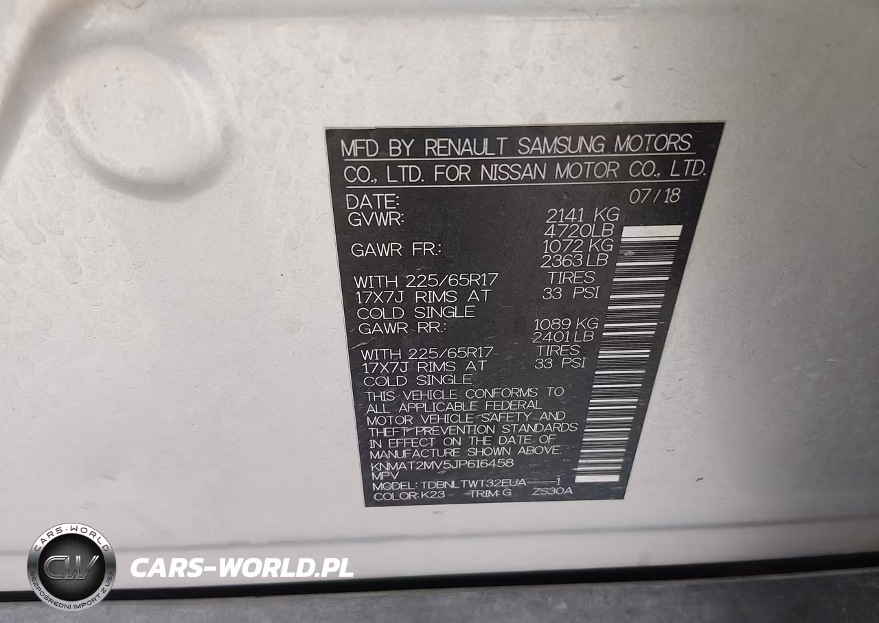 2018 Nissan Rogue Sv VIN:KNMAT2MV5JP616458 - 9