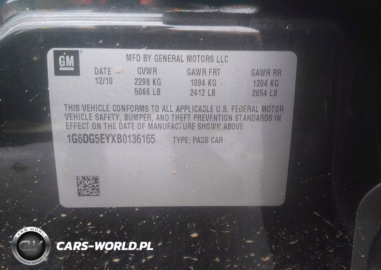 2011 Cadillac Cts Luxury VIN:1G6DG5EYXB0136165 - 9