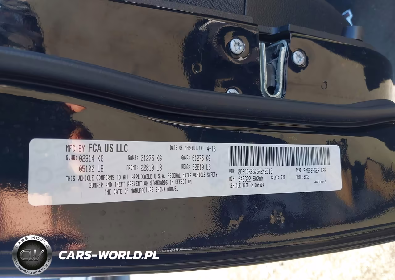 2016 Dodge Charger Se VIN:2C3CDXBG7GH242315 - 9