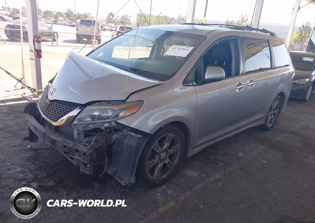 2017 Toyota Sienna Se 8 Passenger VIN:5TDXZ3DC0HS859365 - 2